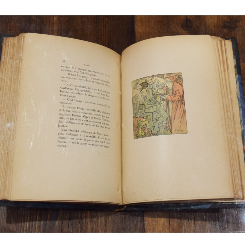 Rare book "Clio" by Anatole France, illustrated by Alphonse Mucha