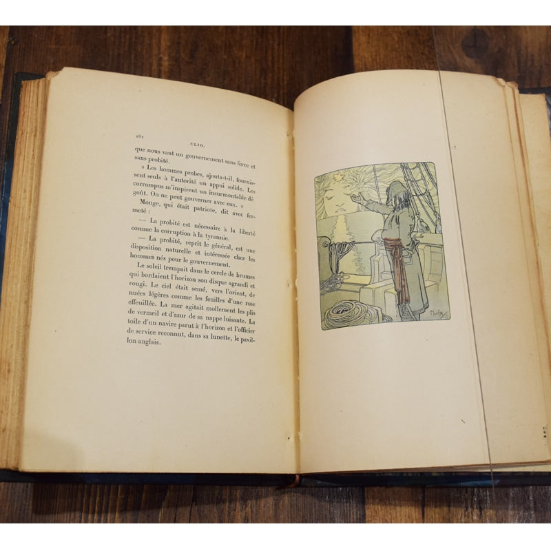 Rare book "Clio" by Anatole France, illustrated by Alphonse Mucha