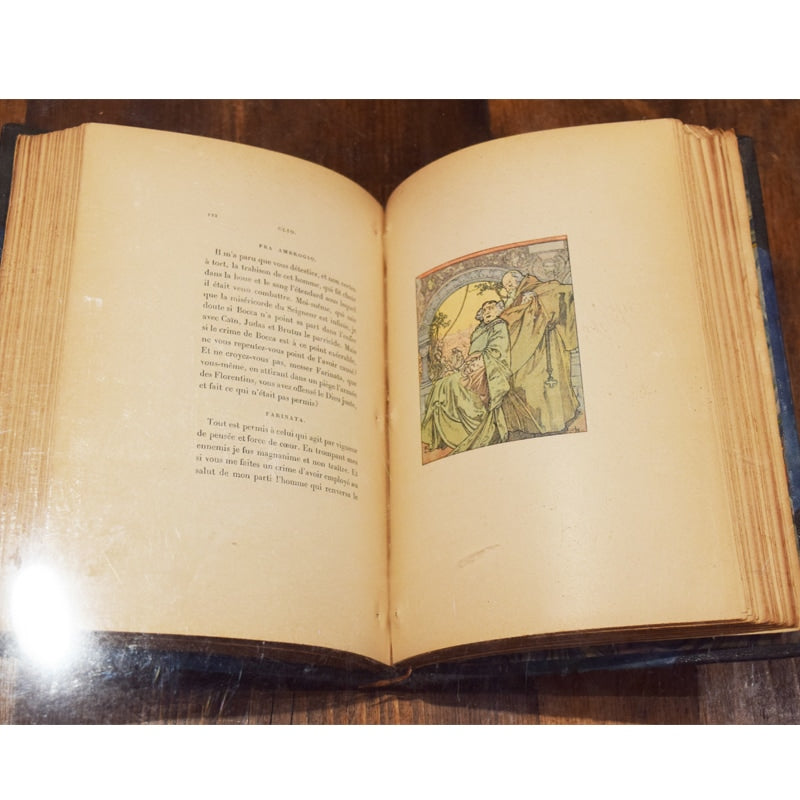 Rare book "Clio" by Anatole France, illustrated by Alphonse Mucha