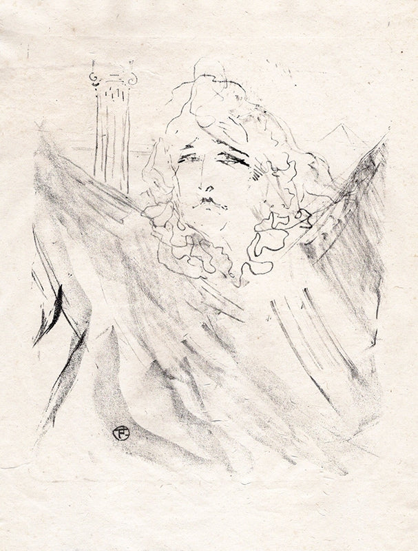 ロートレック「サラ・ベルナール」