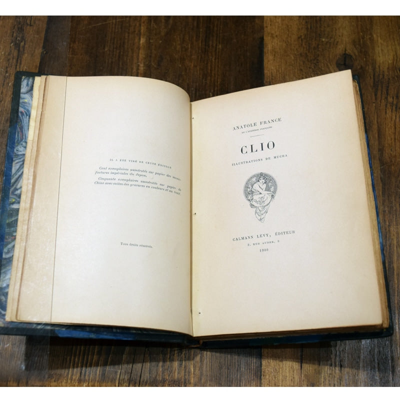 稀覯本「クリオ」アナトール・フランス作アルフォンス・ミュシャ画