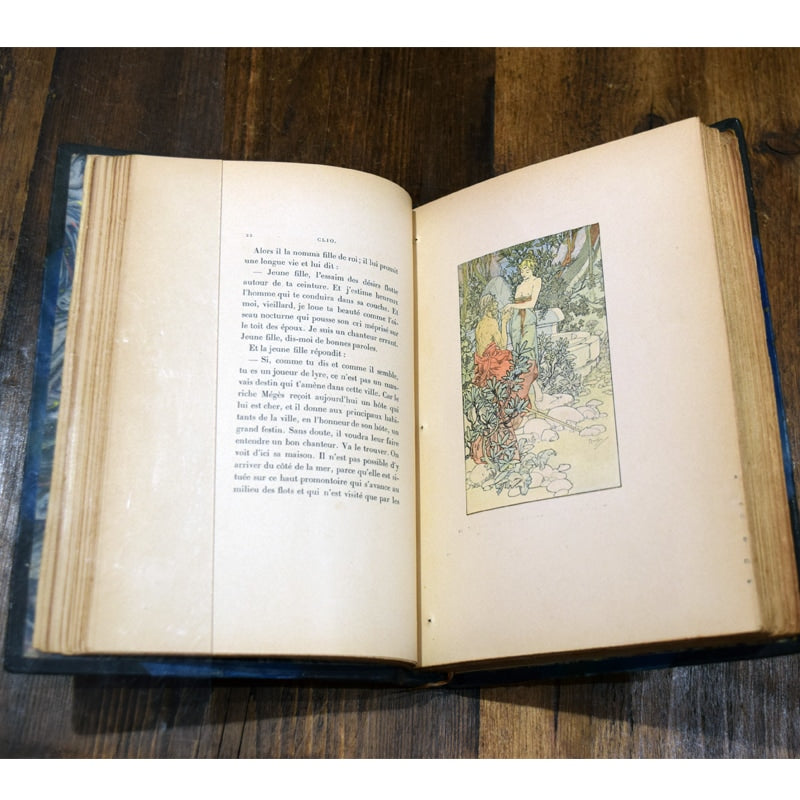 Rare book "Clio" by Anatole France, illustrated by Alphonse Mucha