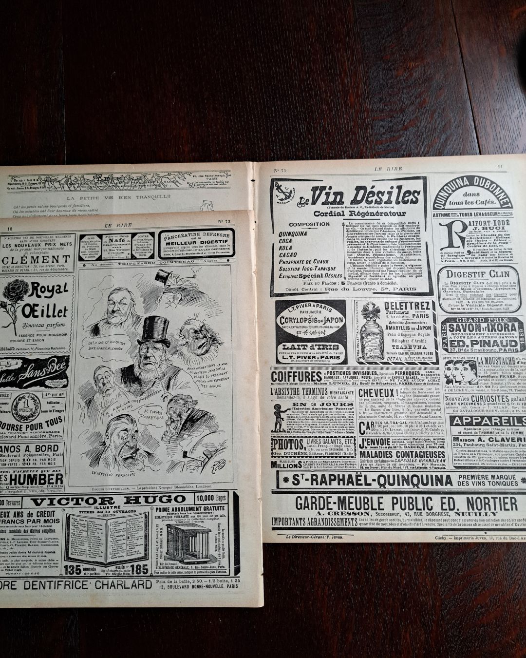 トゥールーズ=ロートレック ≪バーで踊るショコラ≫『リール誌73号』1896年3月28日