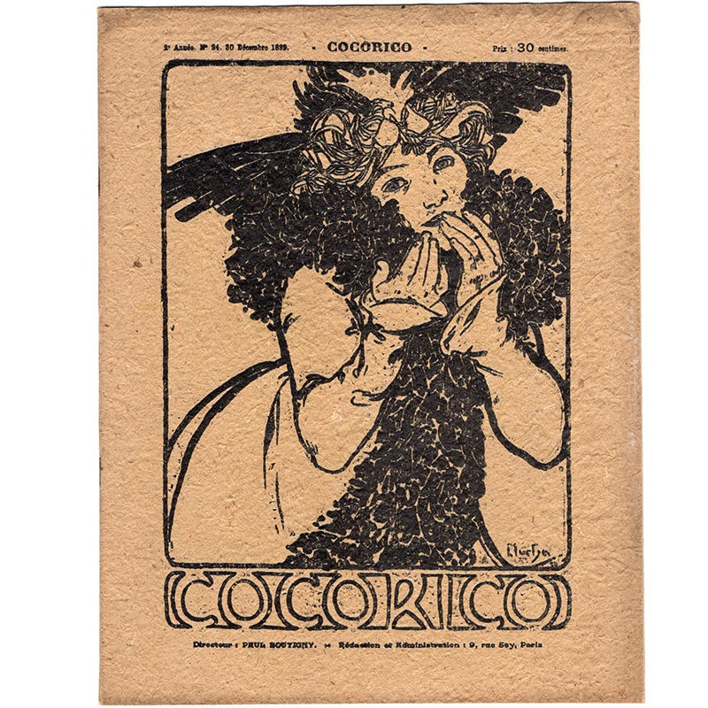 アルフォンス・ミュシャ『ココリコ24号』1899年｜絵画・版画販売 
