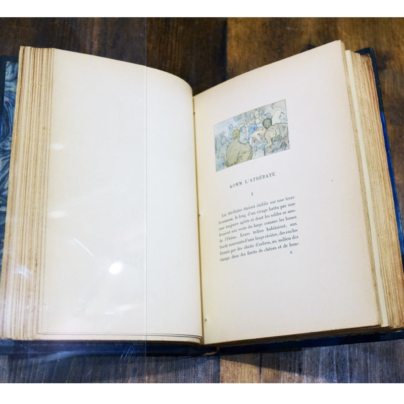 Rare book "Clio" by Anatole France, illustrated by Alphonse Mucha