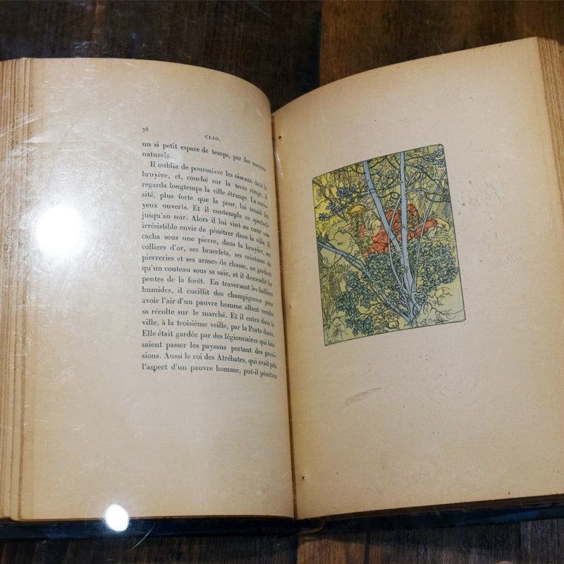 Rare book "Clio" by Anatole France, illustrated by Alphonse Mucha