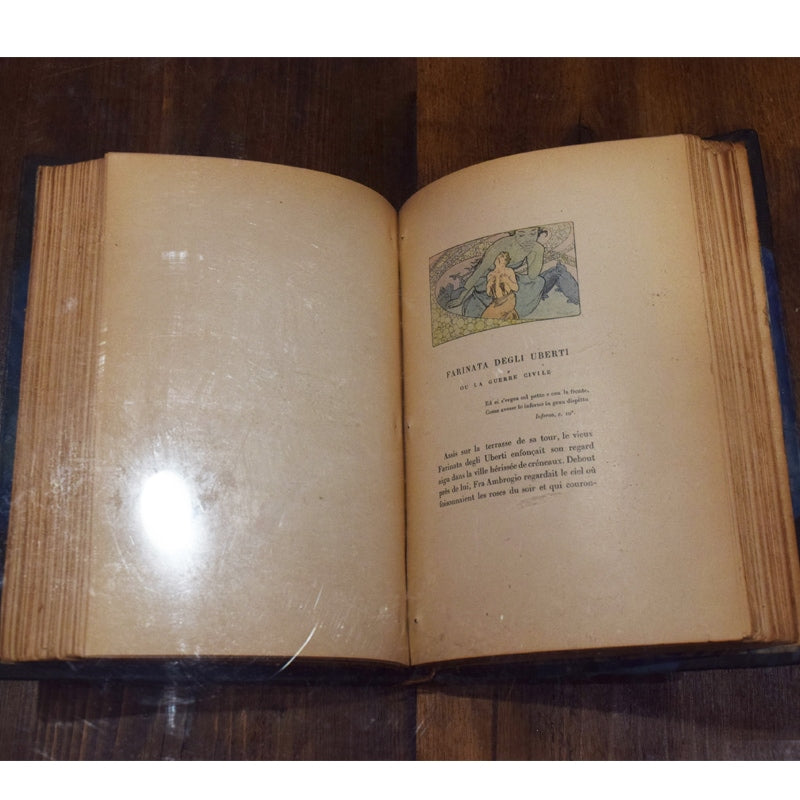 Rare book "Clio" by Anatole France, illustrated by Alphonse Mucha