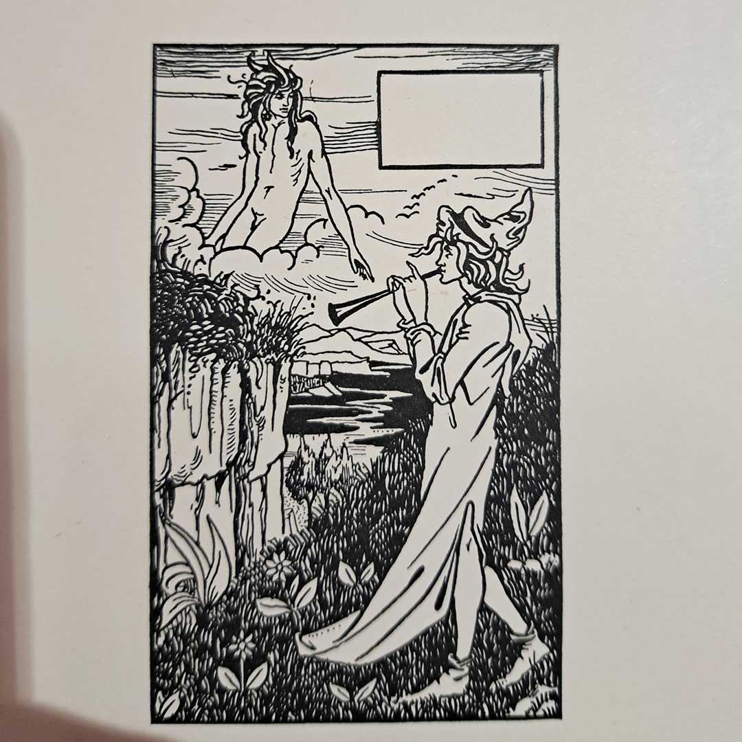 Chapter illustration from Aubrey Beardsley's Le Morte d'Arthur, 1905