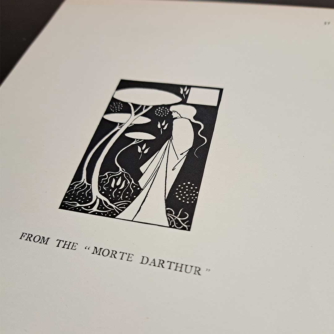 Chapter illustration from Aubrey Beardsley's Le Morte d'Arthur, 1905