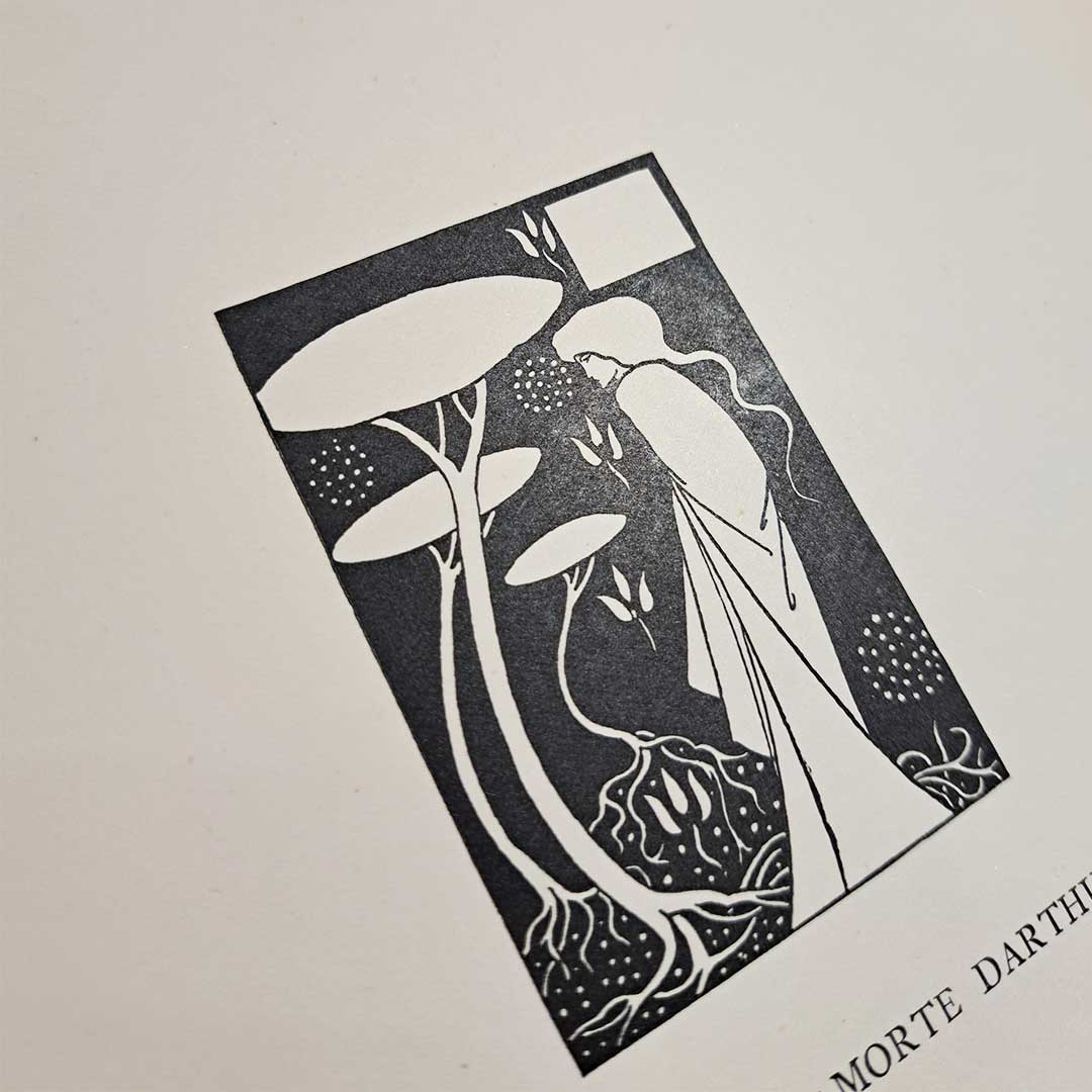 Chapter illustration from Aubrey Beardsley's Le Morte d'Arthur, 1905