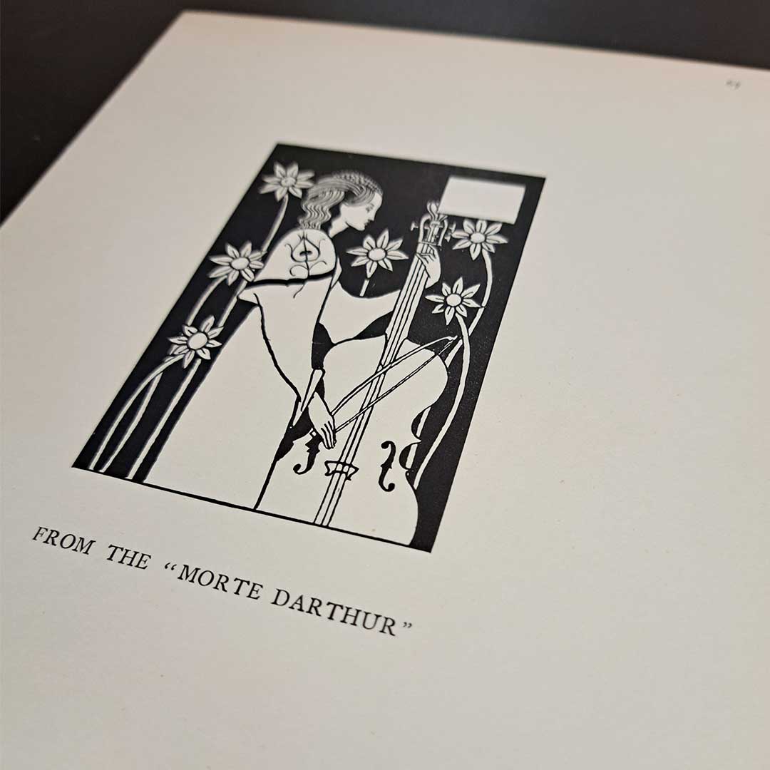 Chapter illustration from Aubrey Beardsley's Le Morte d'Arthur, 1905