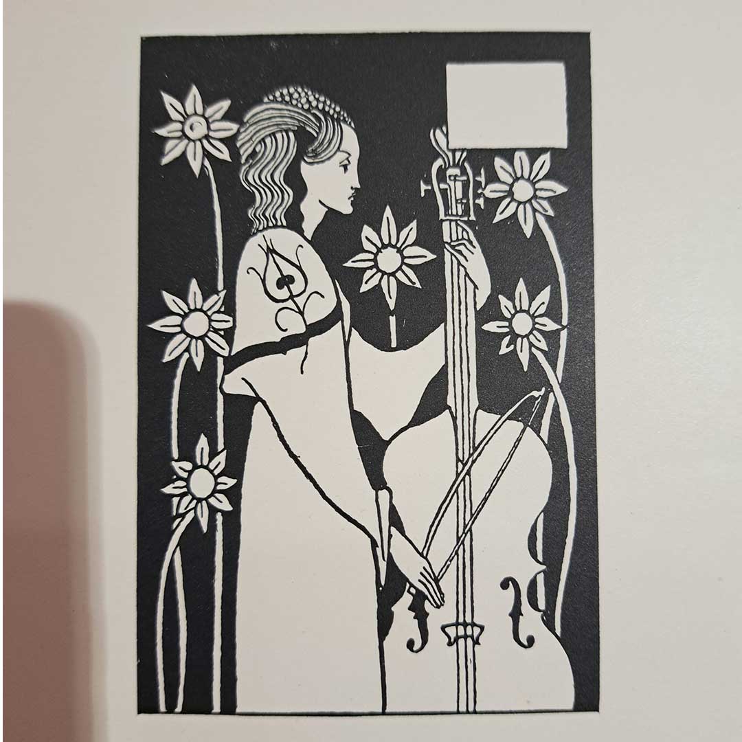 Chapter illustration from Aubrey Beardsley's Le Morte d'Arthur, 1905