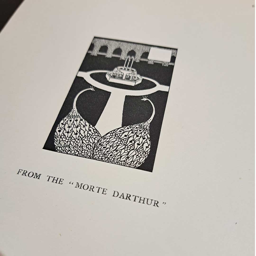 Chapter illustration from Aubrey Beardsley's Le Morte d'Arthur, 1905