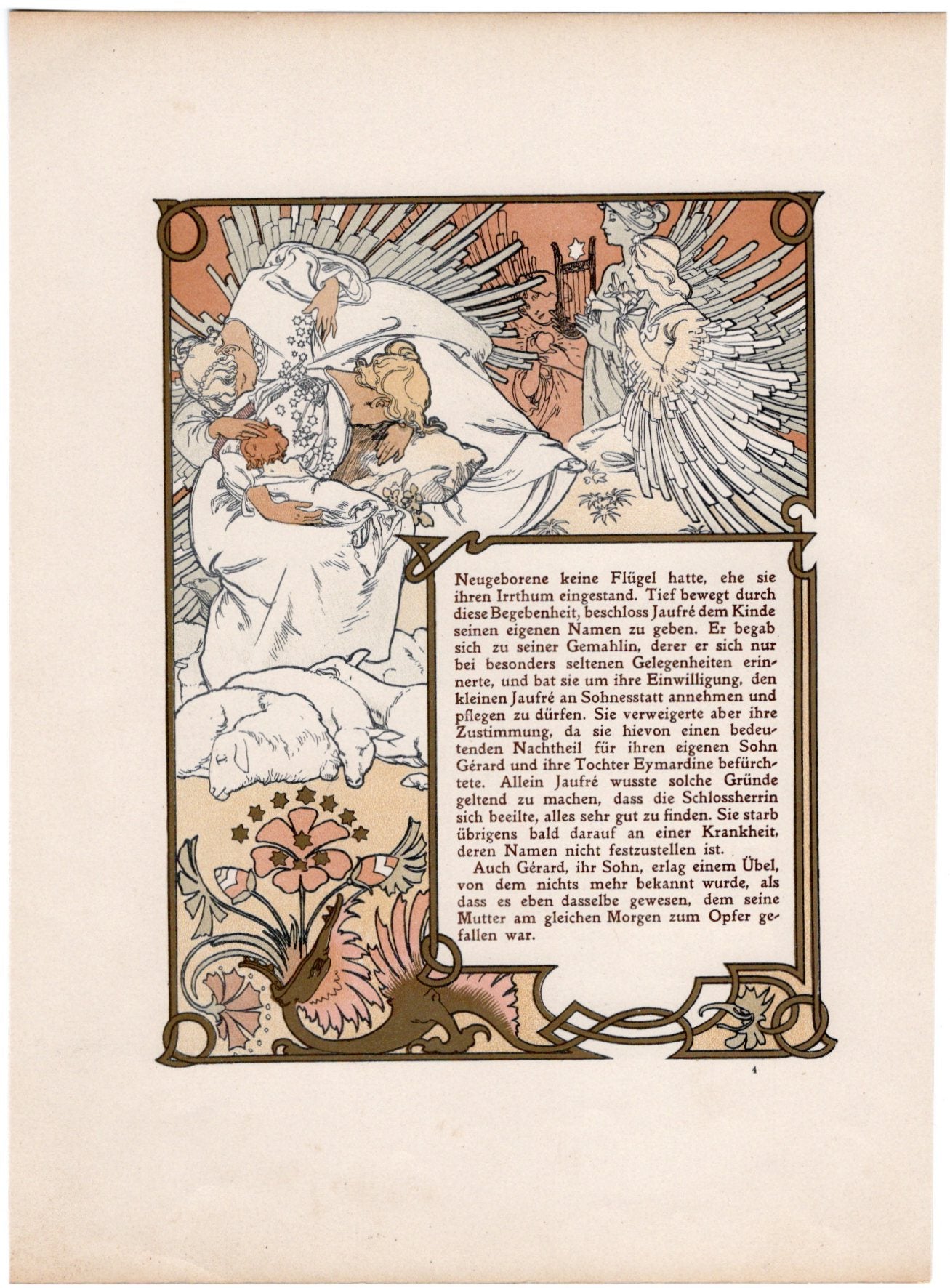 ミュシャ「トリポリの姫君イルゼ」挿絵4