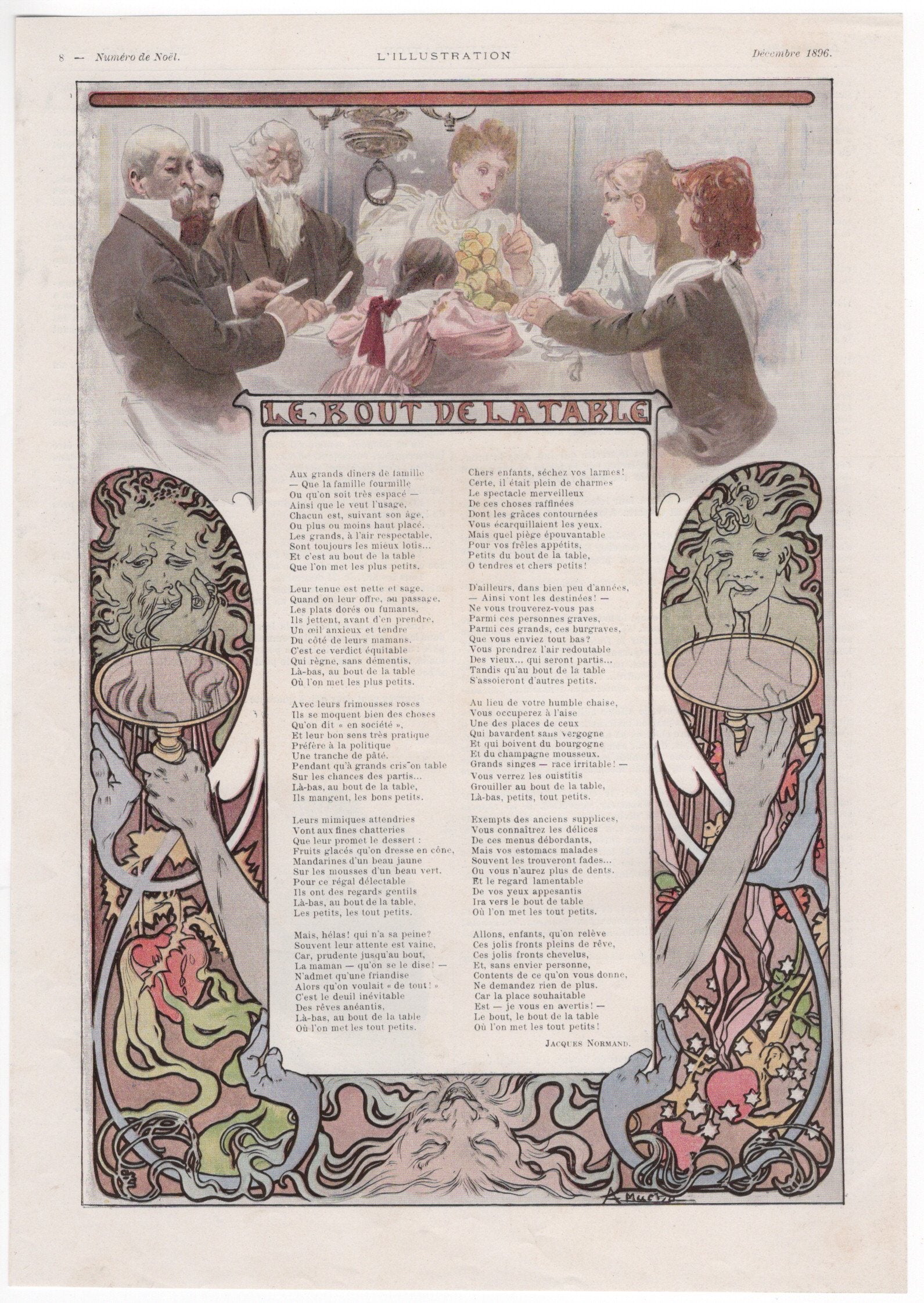 ミュシャ「燭台」