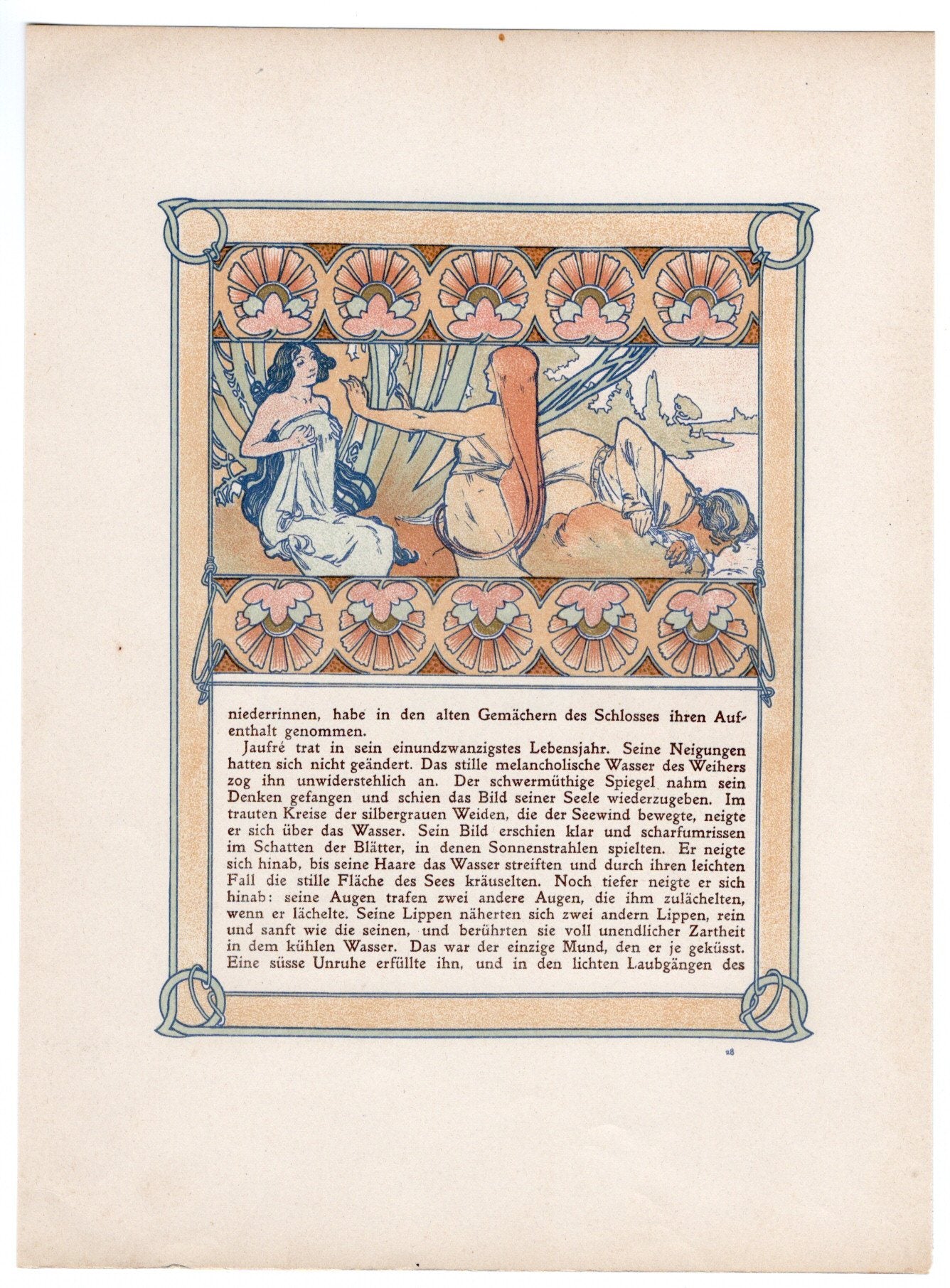 ミュシャ「トリポリの姫君イルゼ」挿絵28