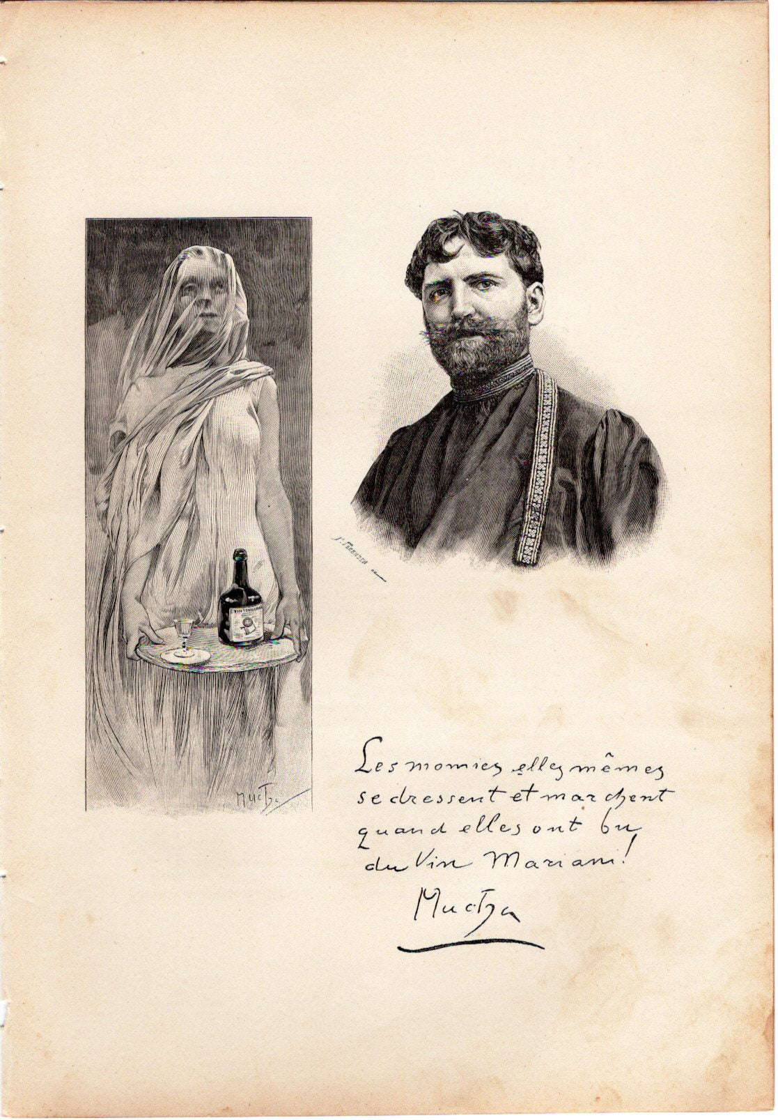 ミュシャ「アルバム・マリアーニ」1899年