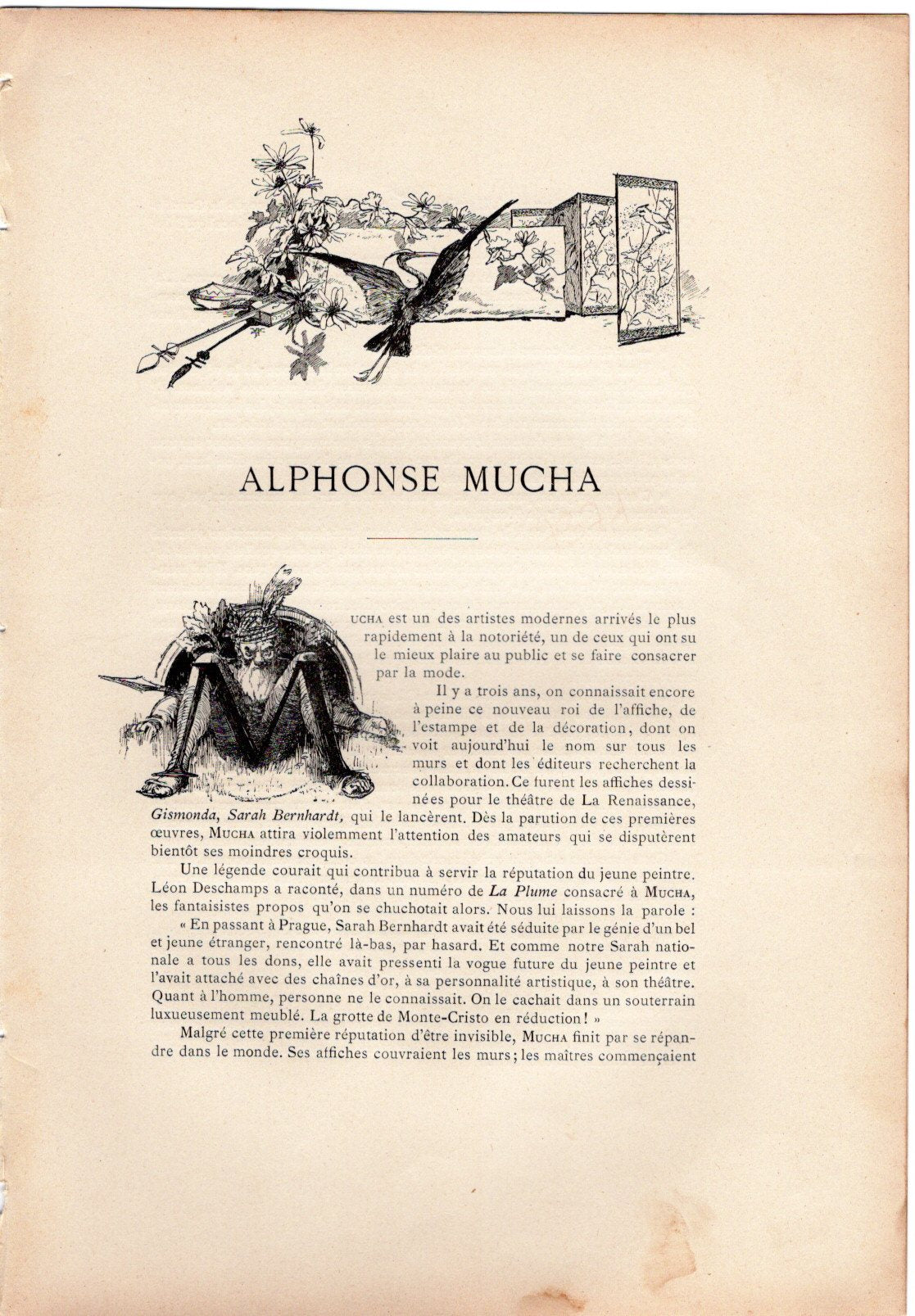 アルフォンス・ミュシャ「アルバム・マリアーニ」1899年
