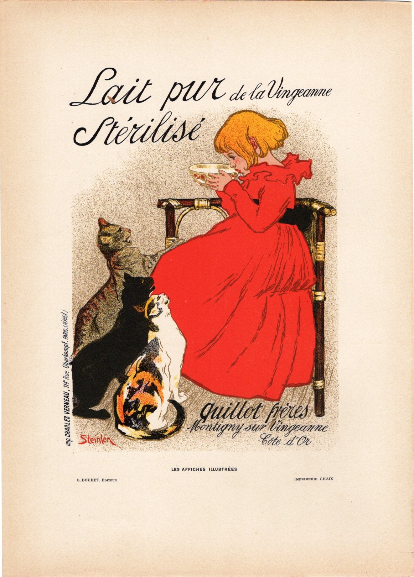 スタンラン「ヴァンジャンヌの牛乳」1896年