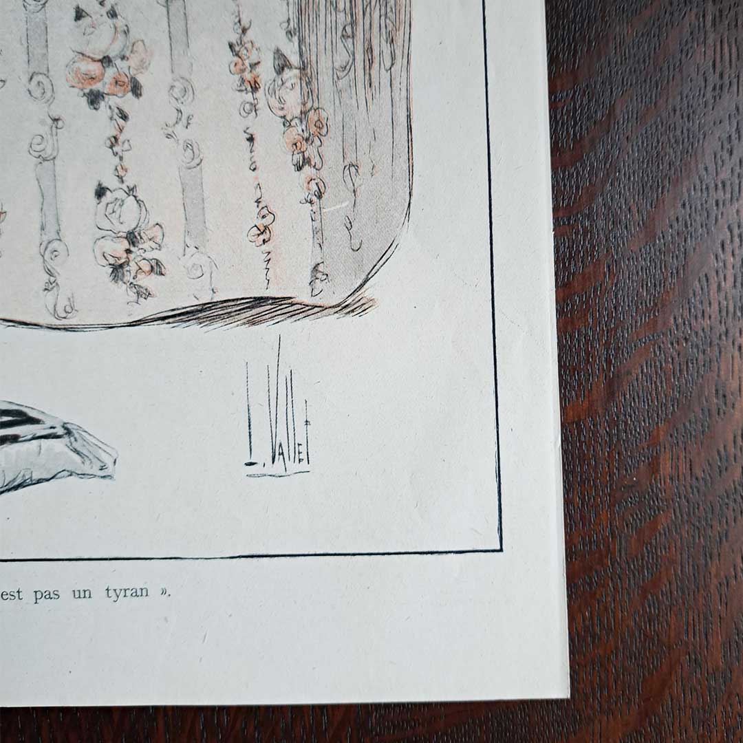 La Vie Parisienne《L'ENFANT MARTYR》1919年4月5日号 ルイ・ヴァレ