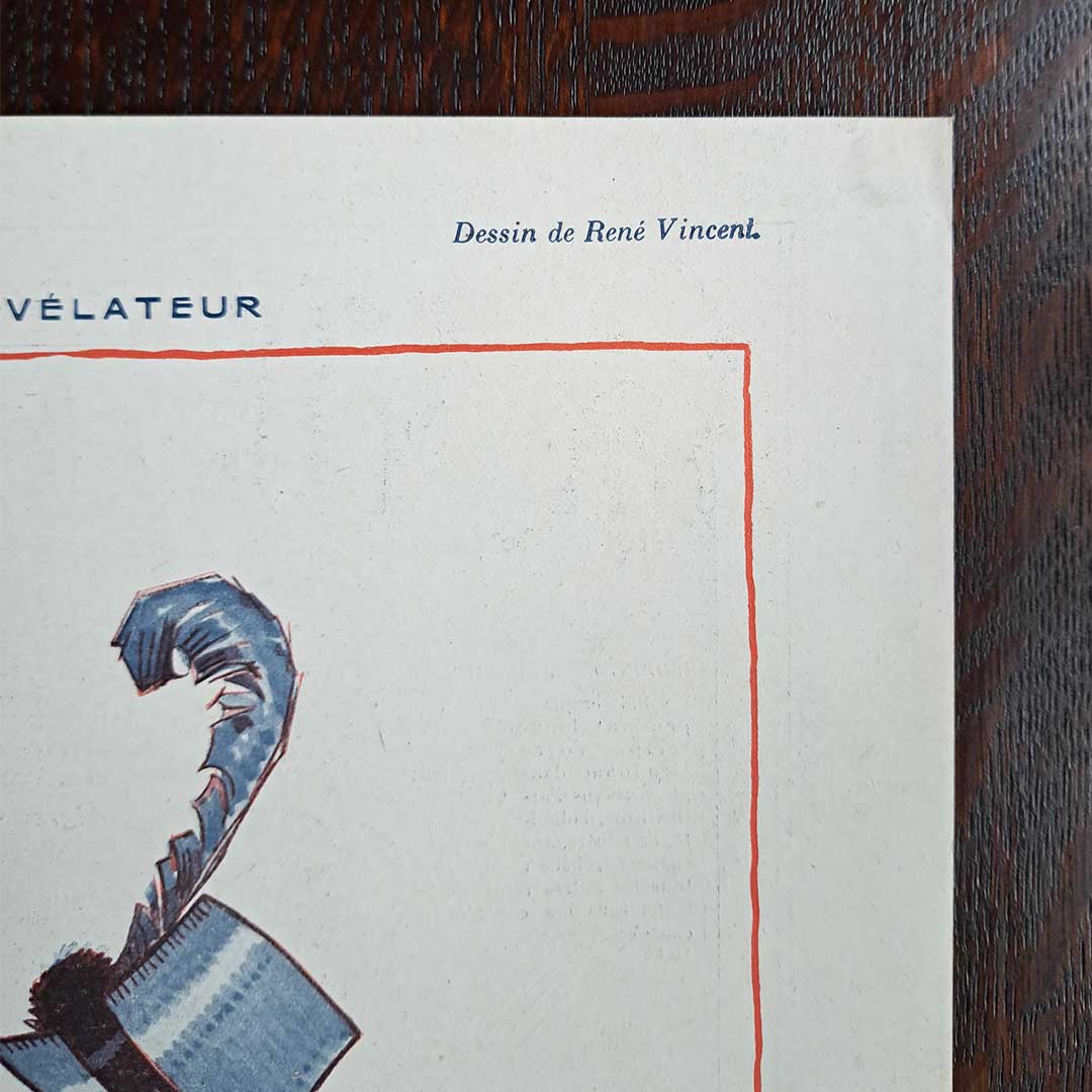 La Vie Parisienne《チーズが明かす正体(1919年4月12日号)》ルネ・ヴァンサン