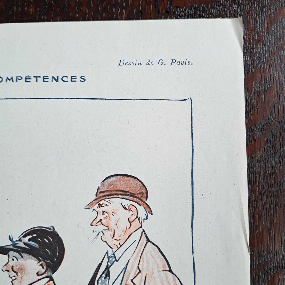 La Vie Parisienne《技能の活用(1919年5月31日号)》G.パヴィ
