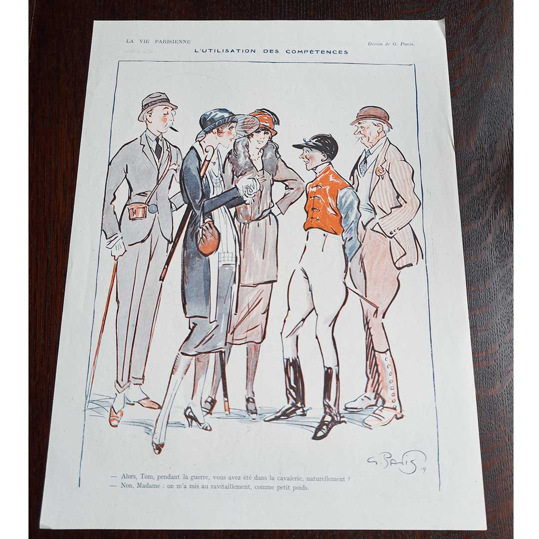 La Vie Parisienne《技能の活用(1919年5月31日号)》G.パヴィ