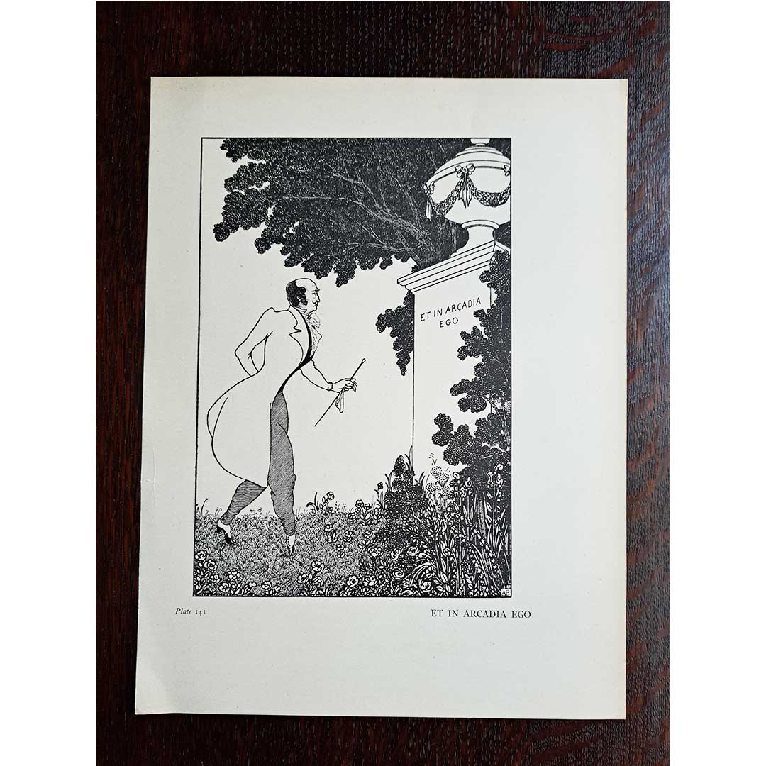 オーブリー・ビアズリー ≪我アルカディアにもあり≫ 1900年頃