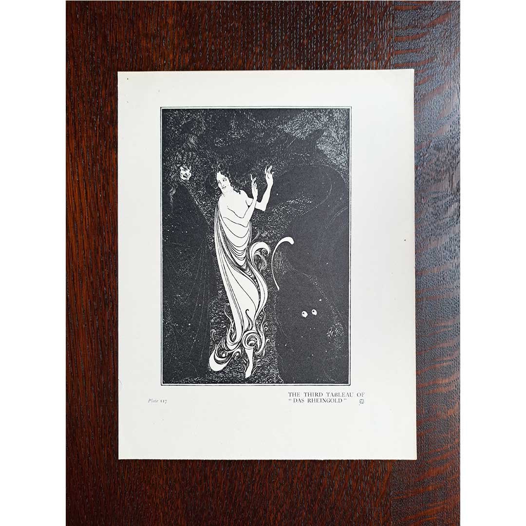 Aubrey Beardsley, Das Rheingold, Scene 3, c. 1900