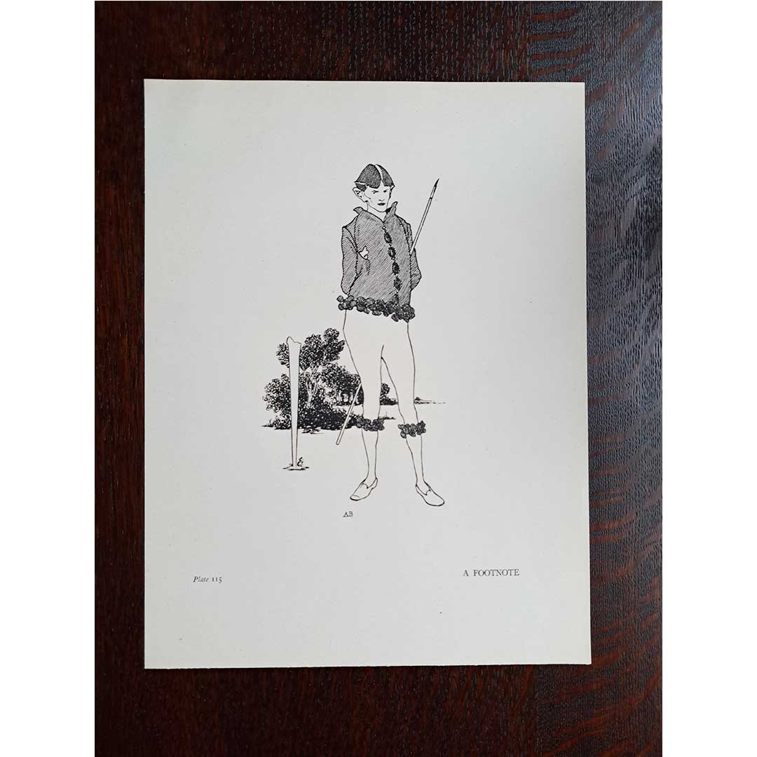 Aubrey Beardsley, illustration for Savoy No. 2, Self-Portrait, c.1900