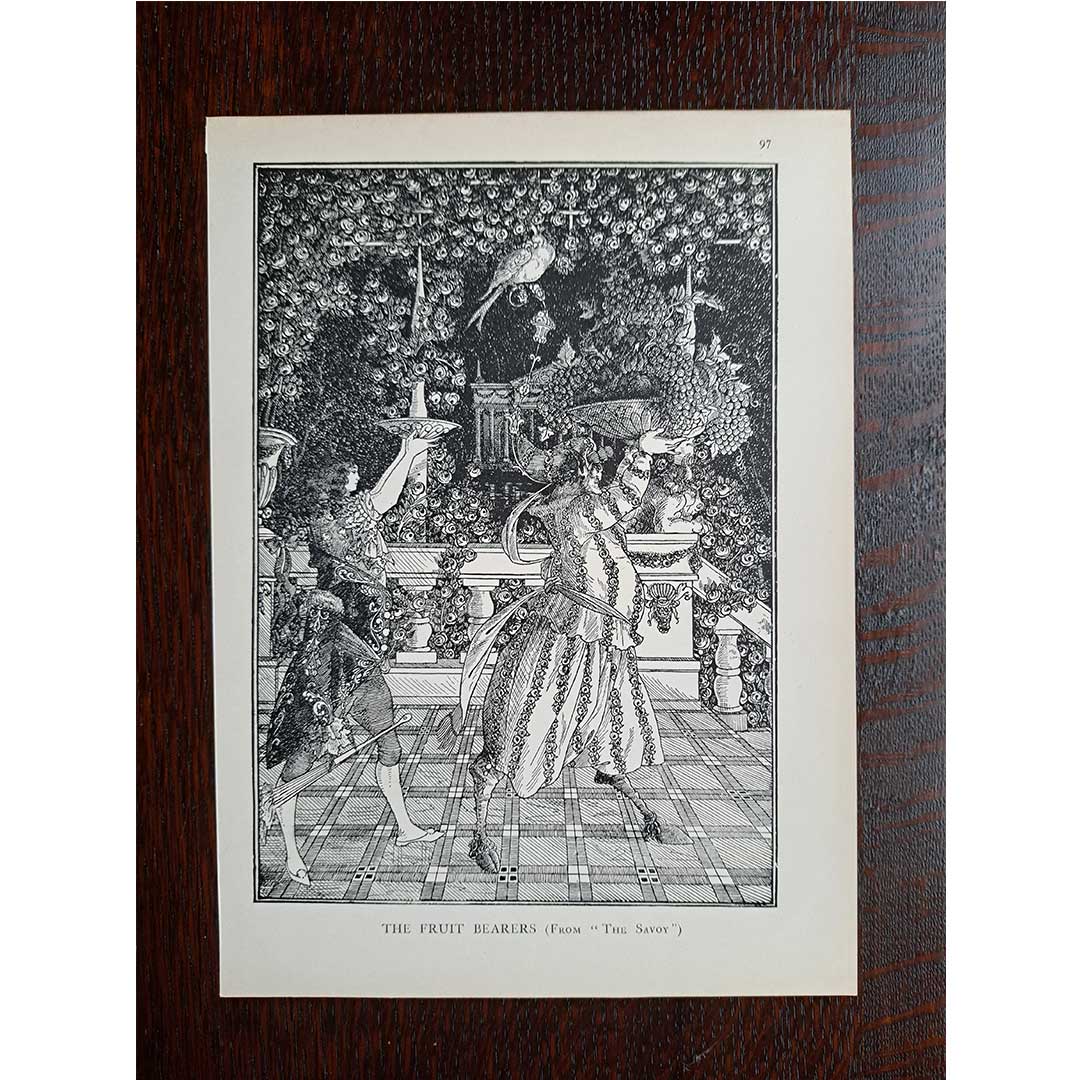 Aubrey Beardsley, "Fruit Maid" 1905