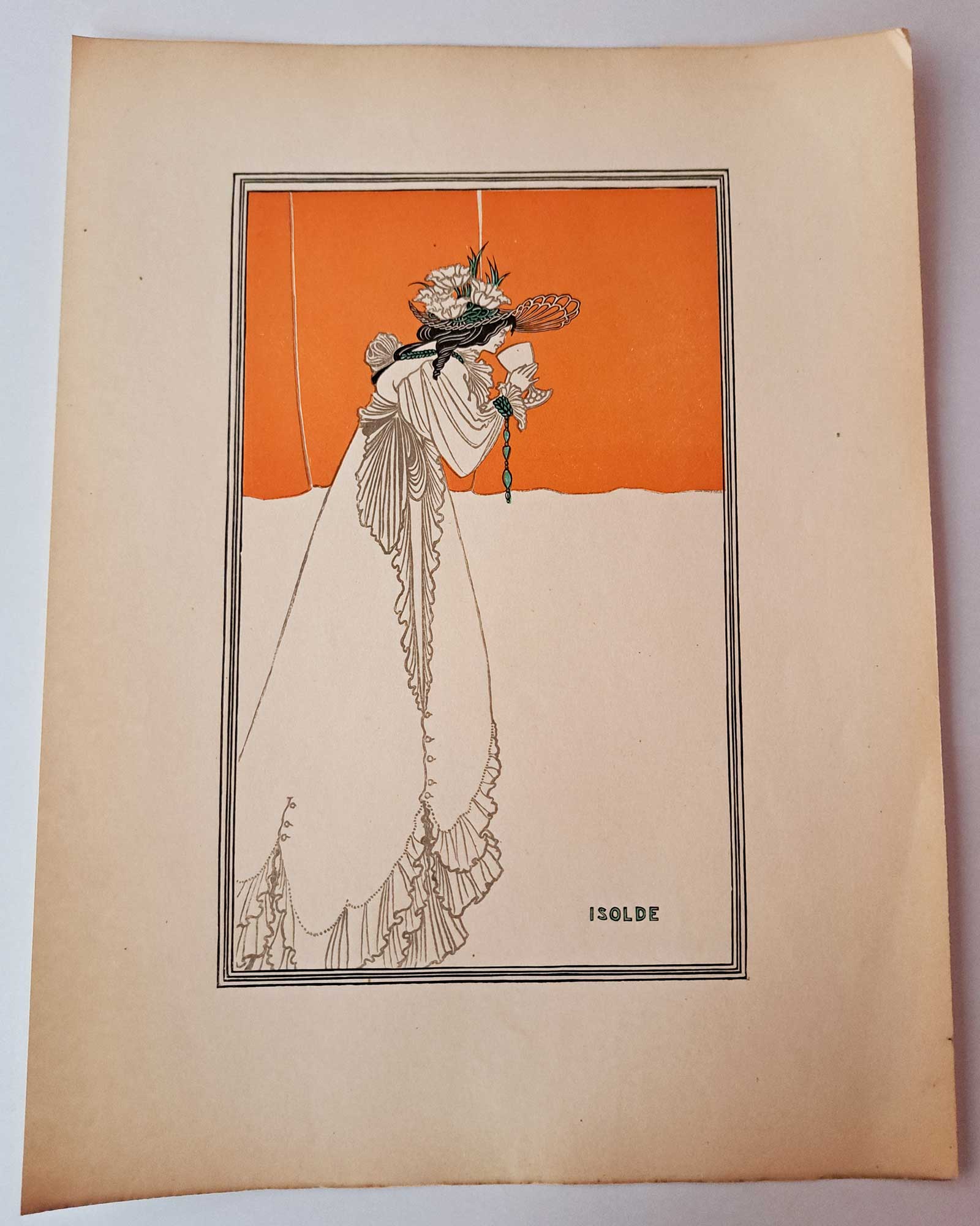 Aubrey Beardsley's Isolde, first edition, 1899
