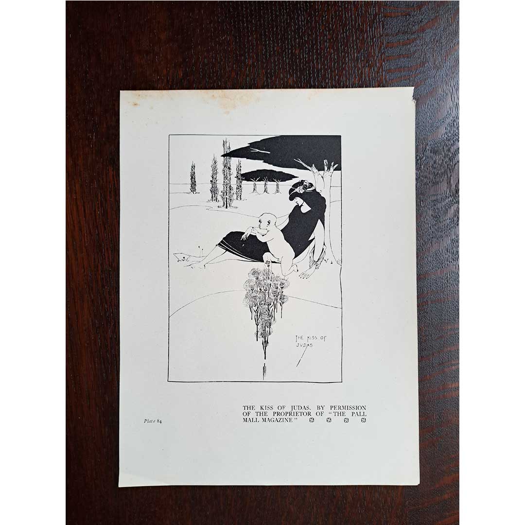 Aubrey Beardsley, "Judas Kiss," c. 1900
