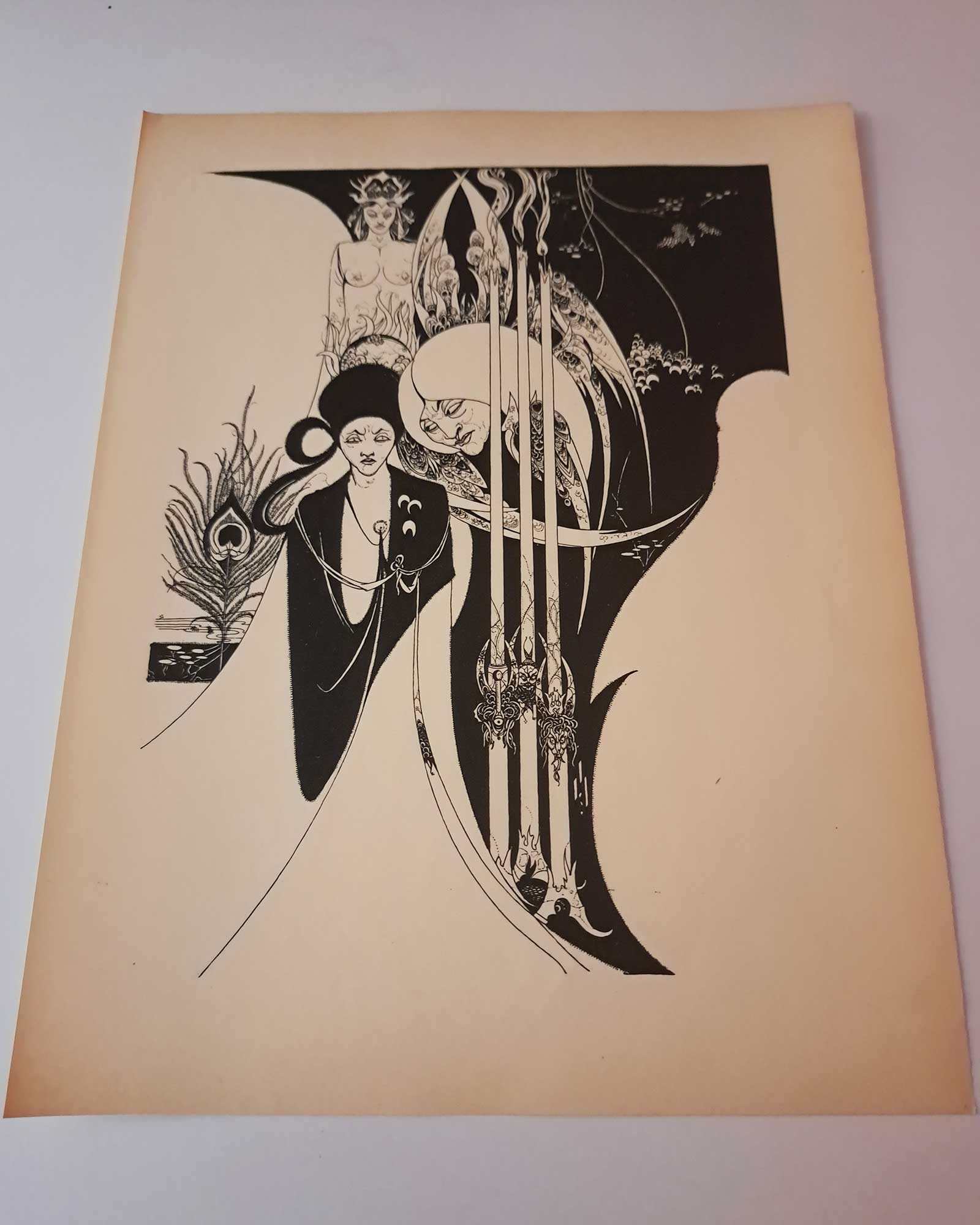 オーブリー・ビアズリー ≪新改宗者≫ 1899年初版 『ペール・メール・マガジン』掲載作品より