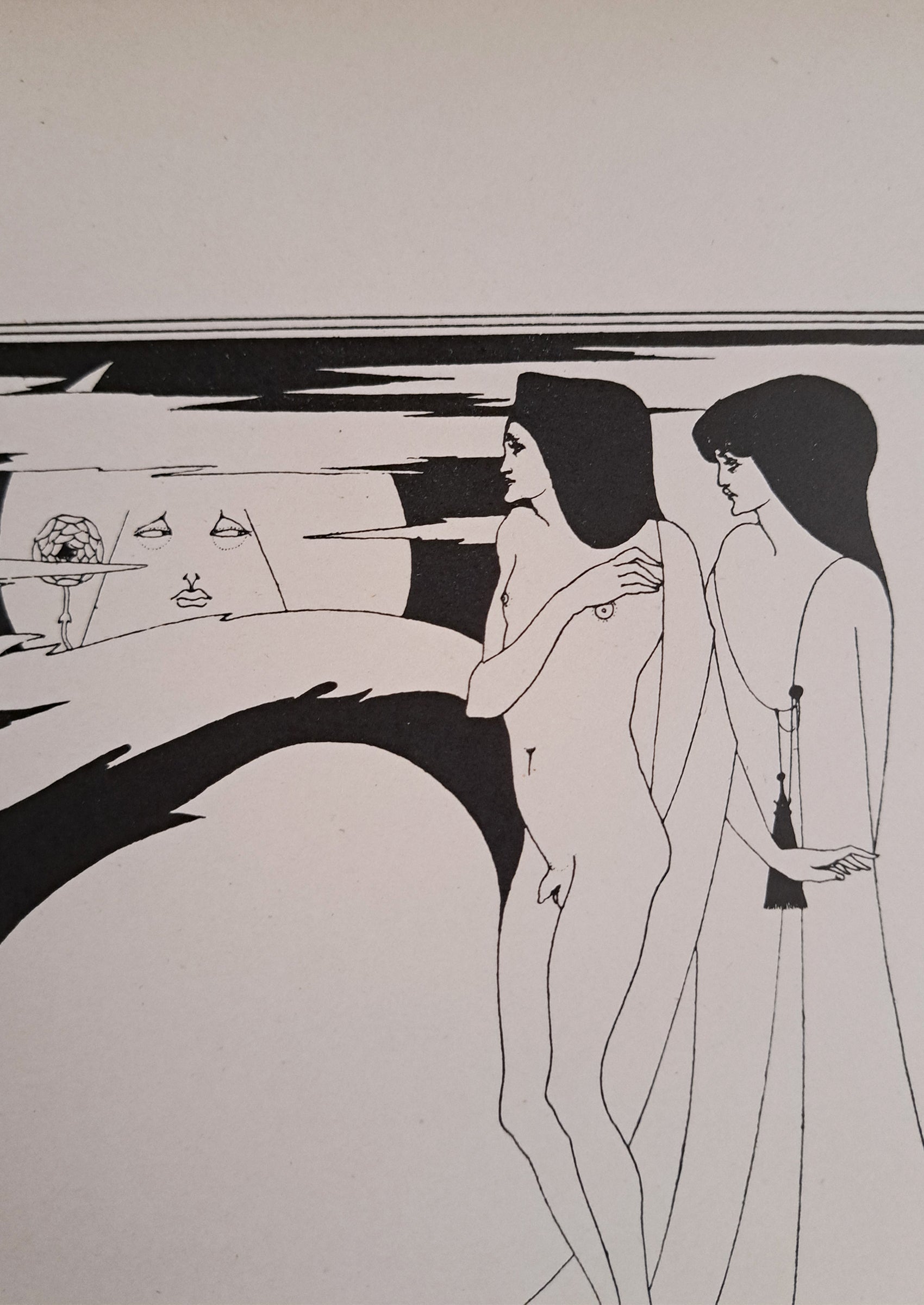 Aubrey Beardsley, Woman in the Moon, c.1900, Lineblock