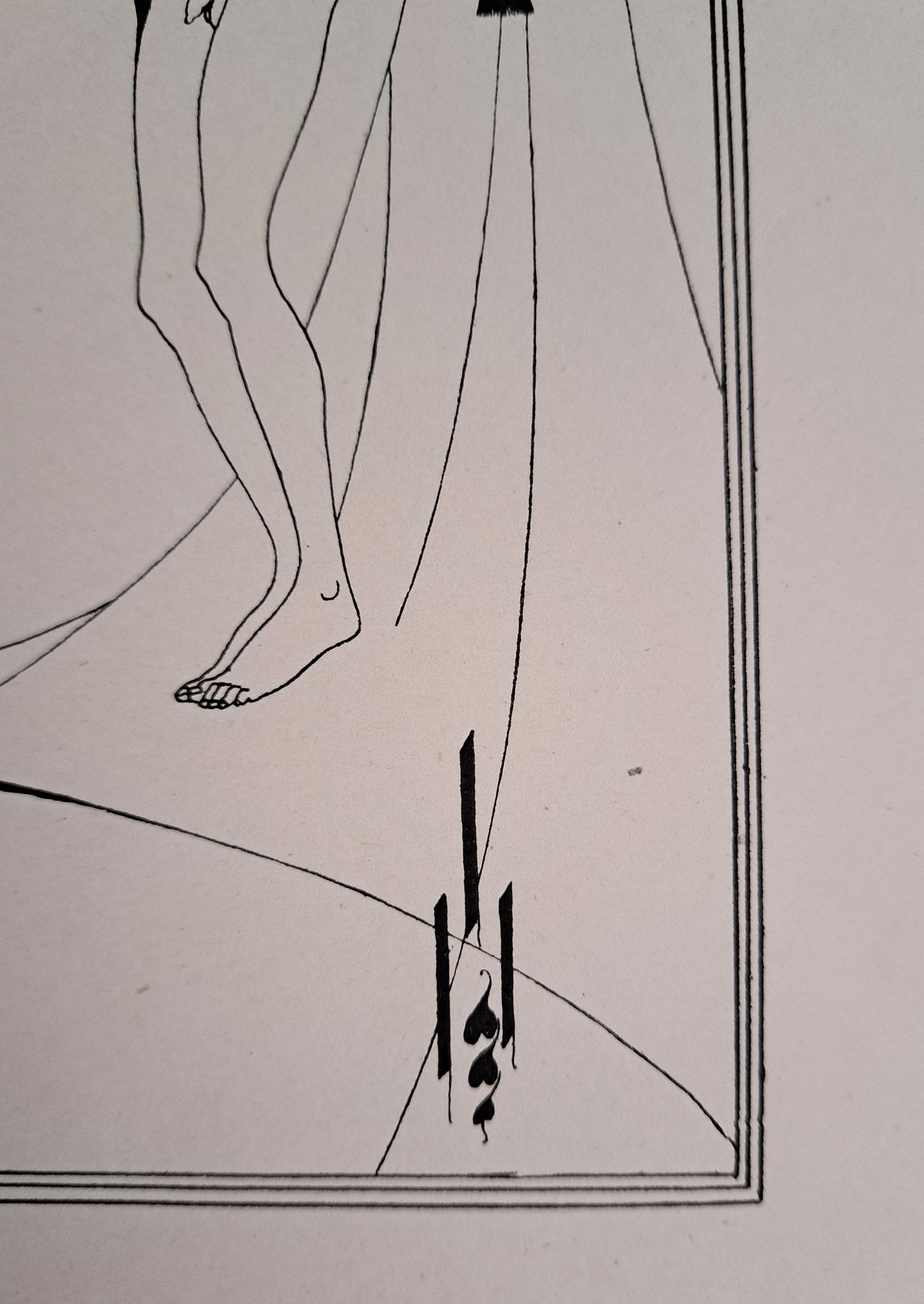 Aubrey Beardsley, Woman in the Moon, c.1900, Lineblock