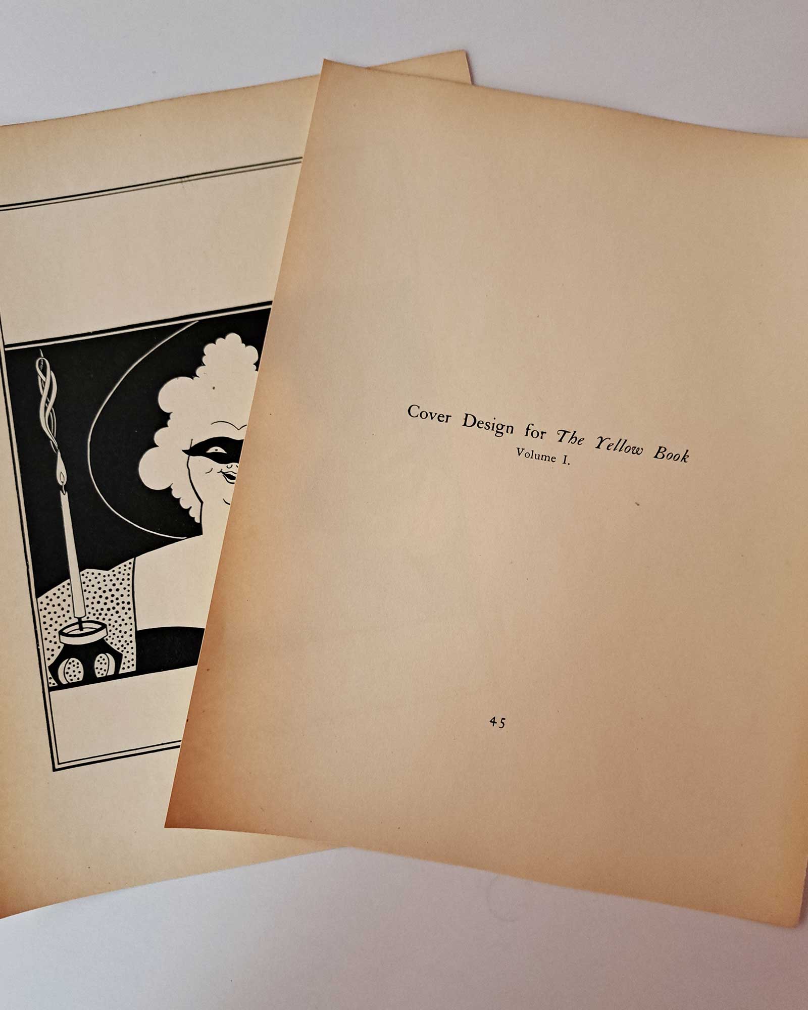 オーブリー・ビアズリー≪イエロー・ブック創刊号の表紙デザイン≫ 1899年