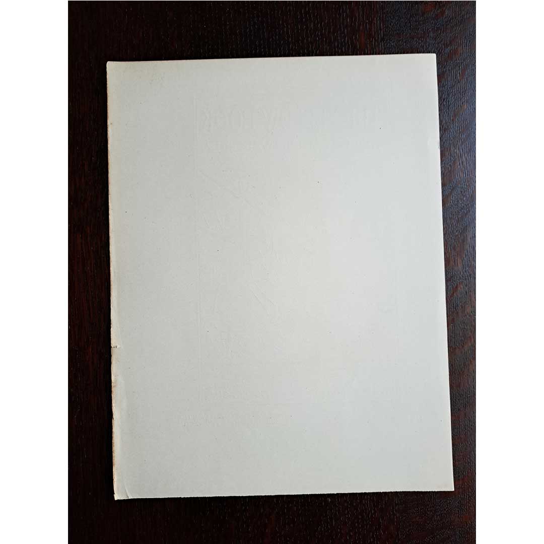 オーブリー・ビアズリー ≪イエロー・ブック出版案内書の表紙≫ 1900年頃