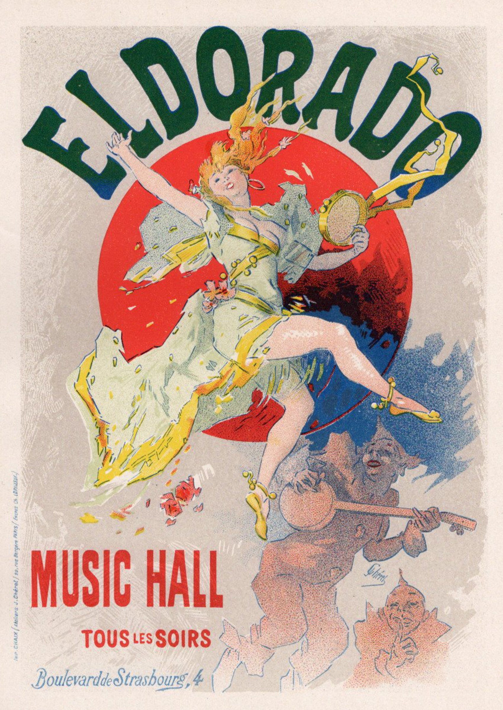 Jules Cheret "El Dorado" (from Les Affiches Illustrées)