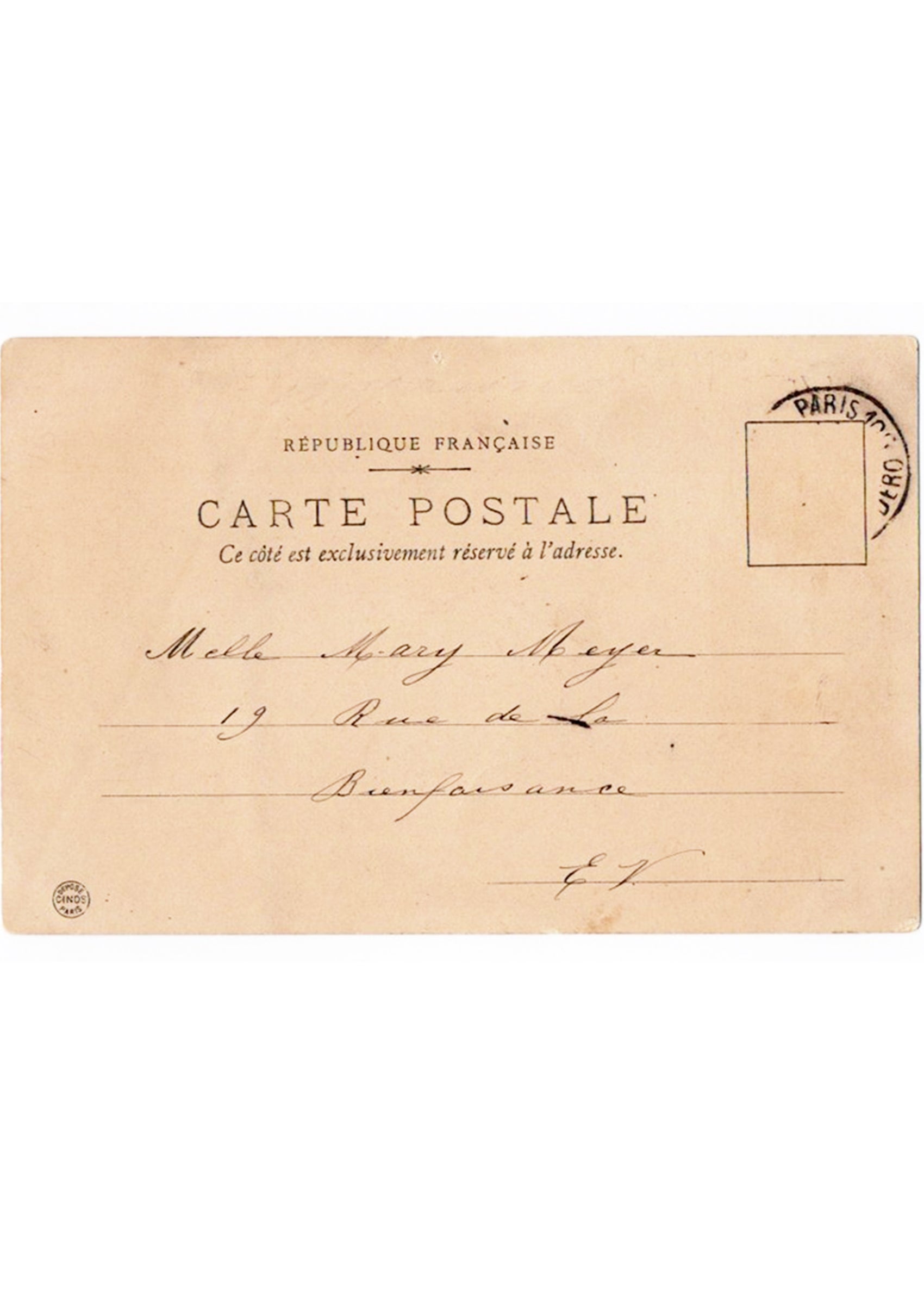 Alphonse Mucha "La Samaritaine" 1898 Antique postcard