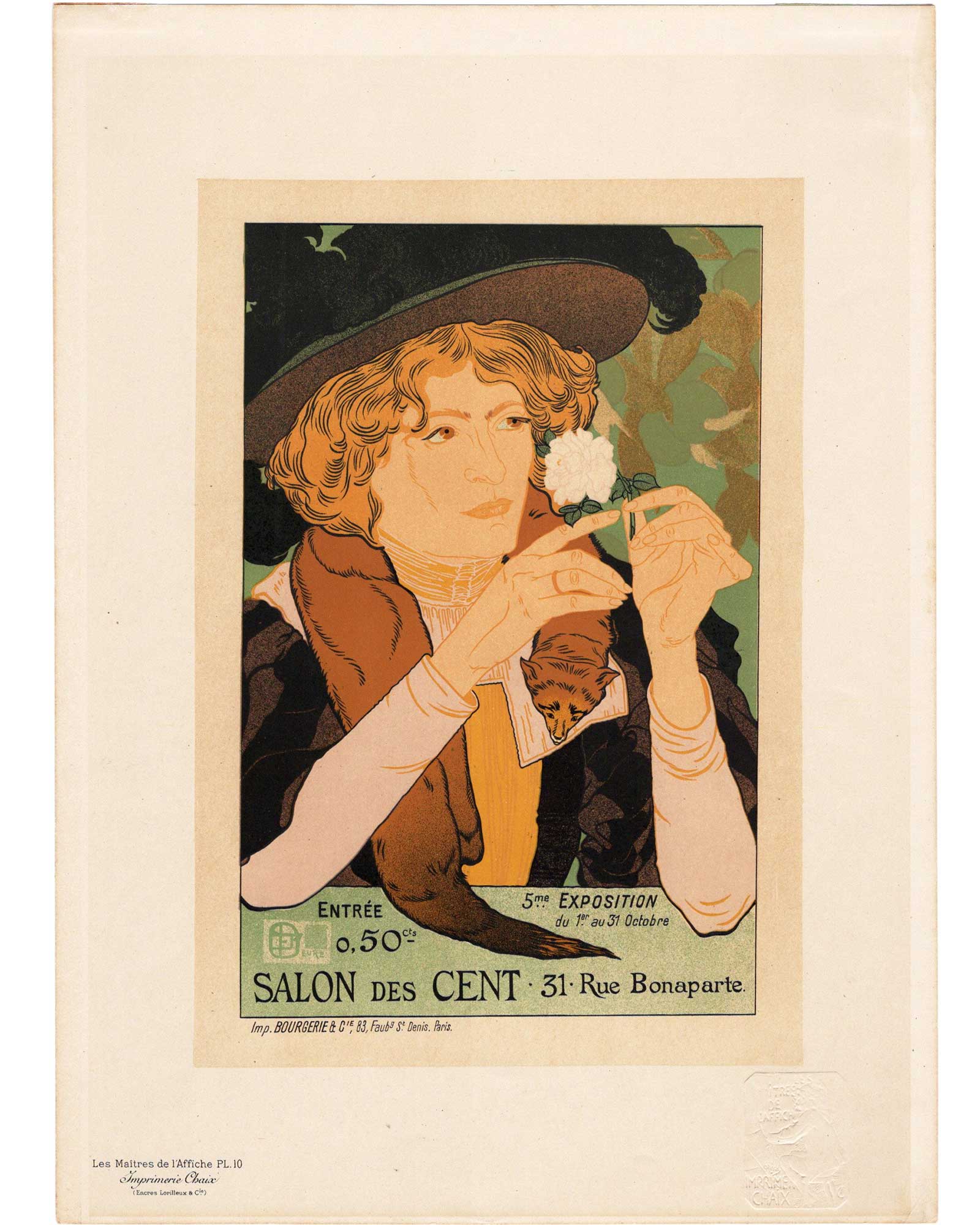 ジョルジュ・ド・フール ≪サロン・デ・サン 第5回目の展覧会≫ 1896年のスキャン画像