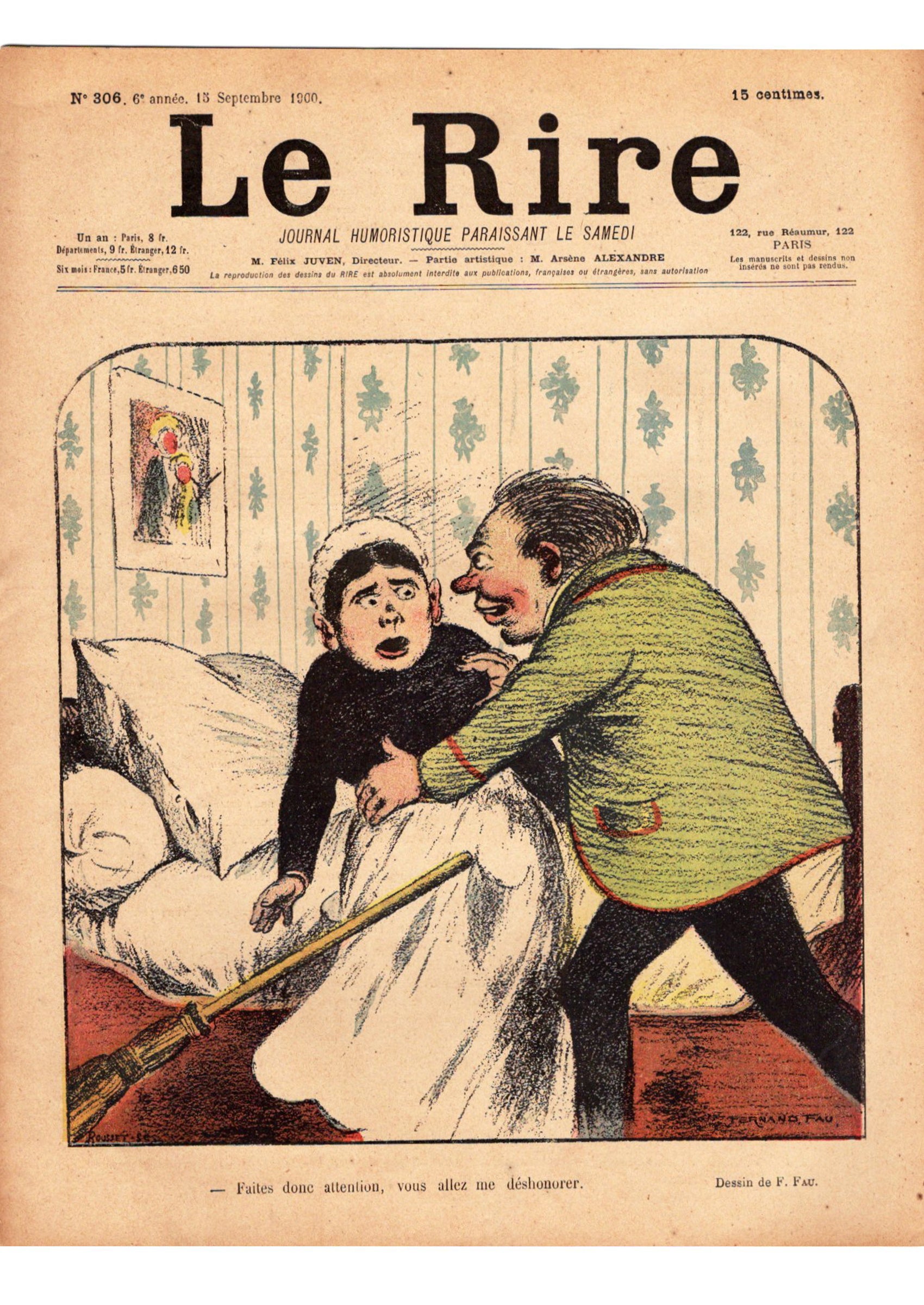 『リール(Le Rire)』1900年9月13日号