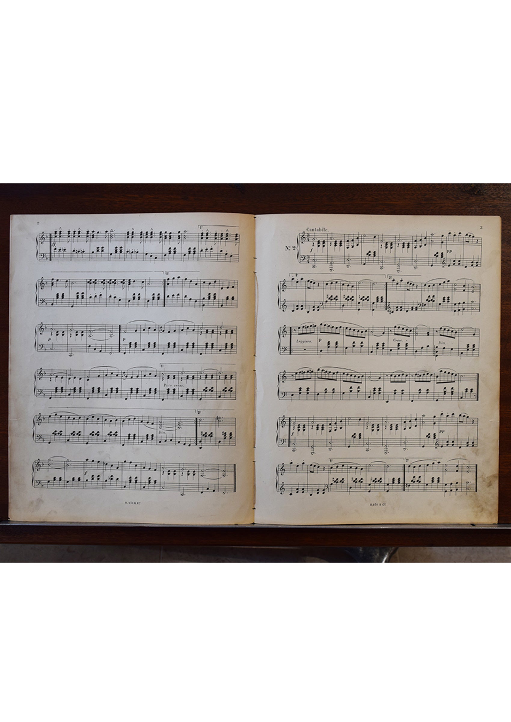 ≪四月の微笑み(Sourire d'Avril)≫ 1898年 ピアノワルツ楽譜