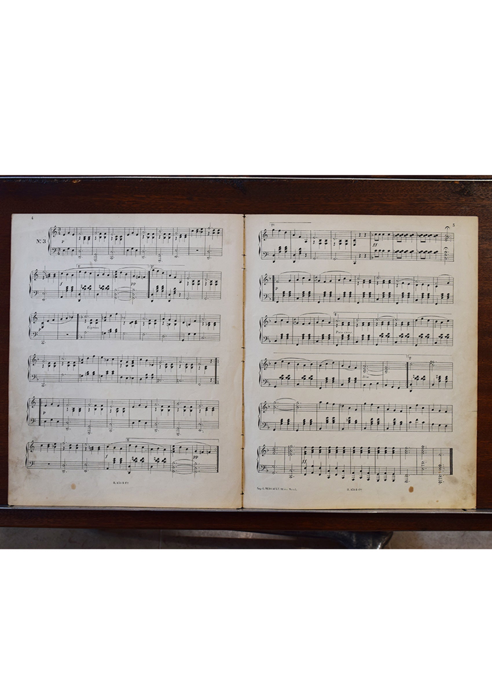 ≪四月の微笑み(Sourire d'Avril)≫ 1898年 ピアノワルツ楽譜