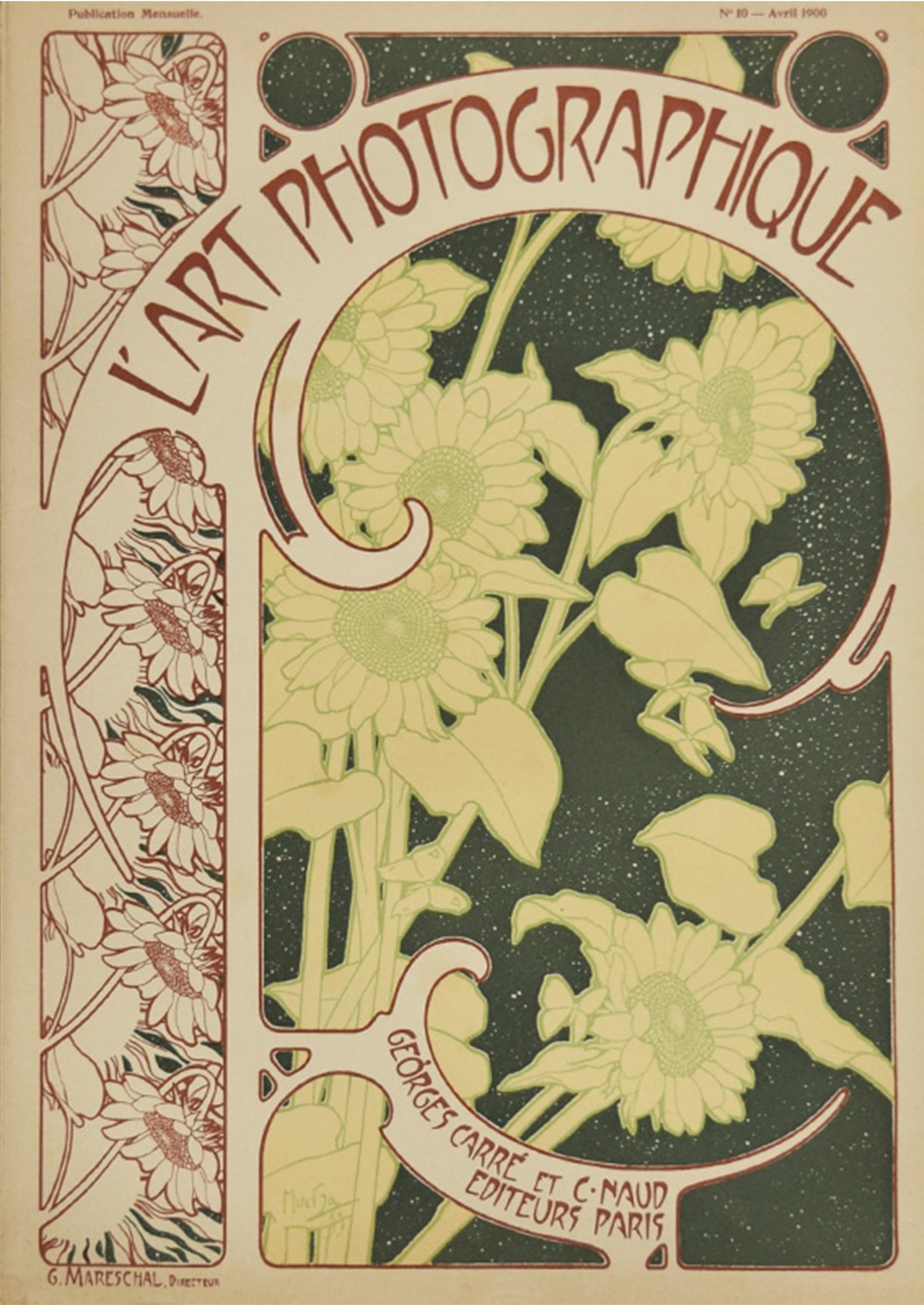 アルフォンス・ミュシャ ≪写真芸術 第10号 ポートフォリオ≫ 1900年 オリジナルポートフォリオ