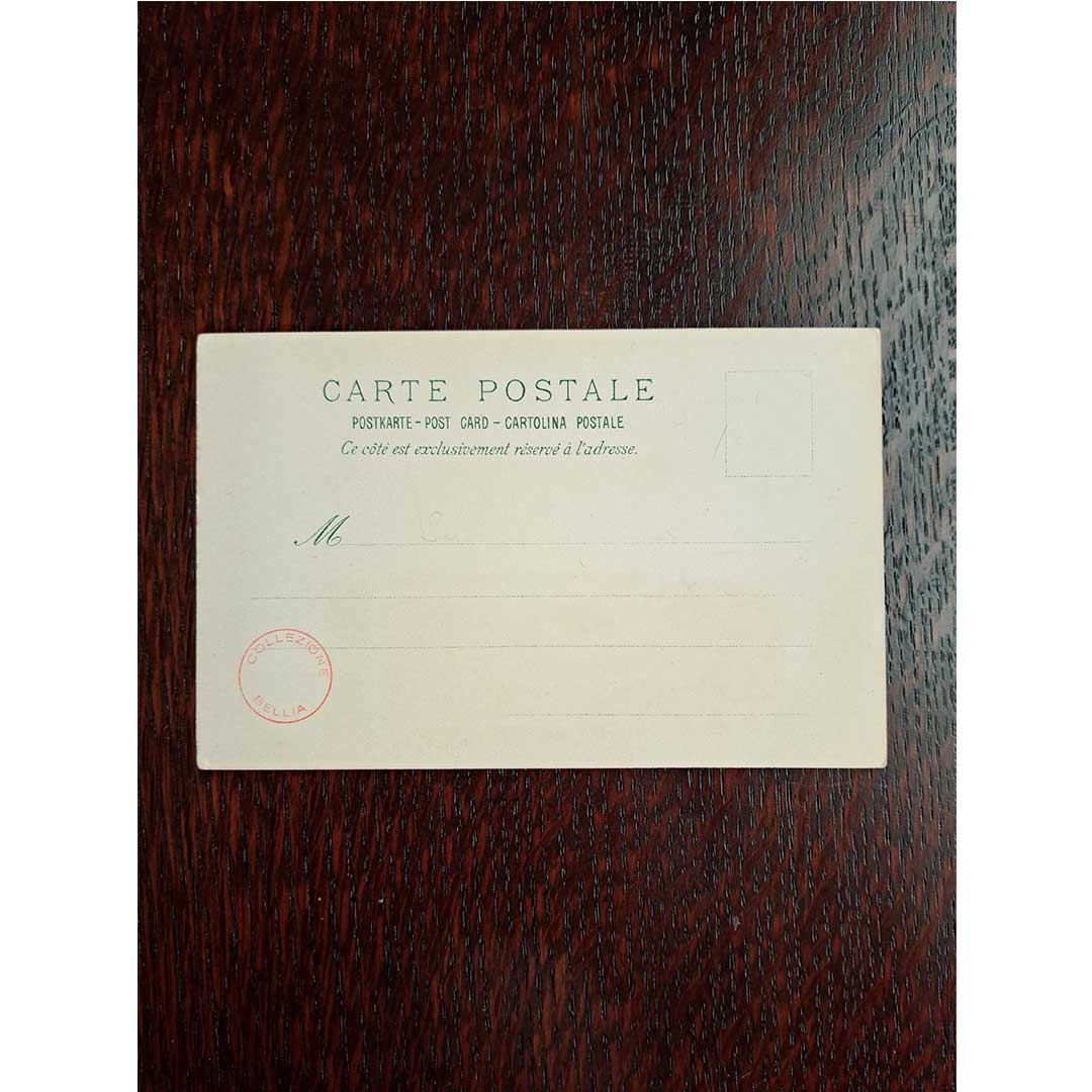 アルフォンス・ミュシャ ≪春―四季≫ ベリアコレクション 1900年 アンティーク絵はがき