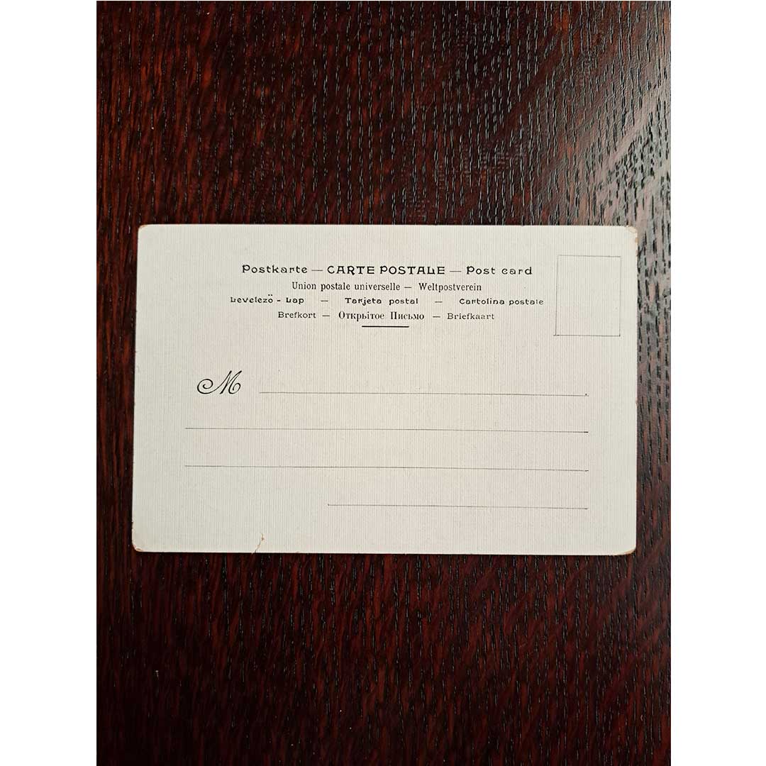 アルフォンス・ミュシャ ≪ジョブのポスター1898年≫ 1907年頃 アンティーク絵はがき