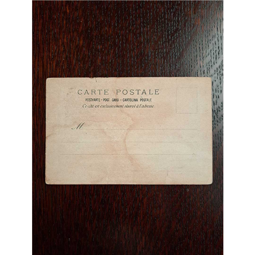 アルフォンス・ミュシャ ≪朝の目覚め≫ 1900年 アンティーク絵はがき