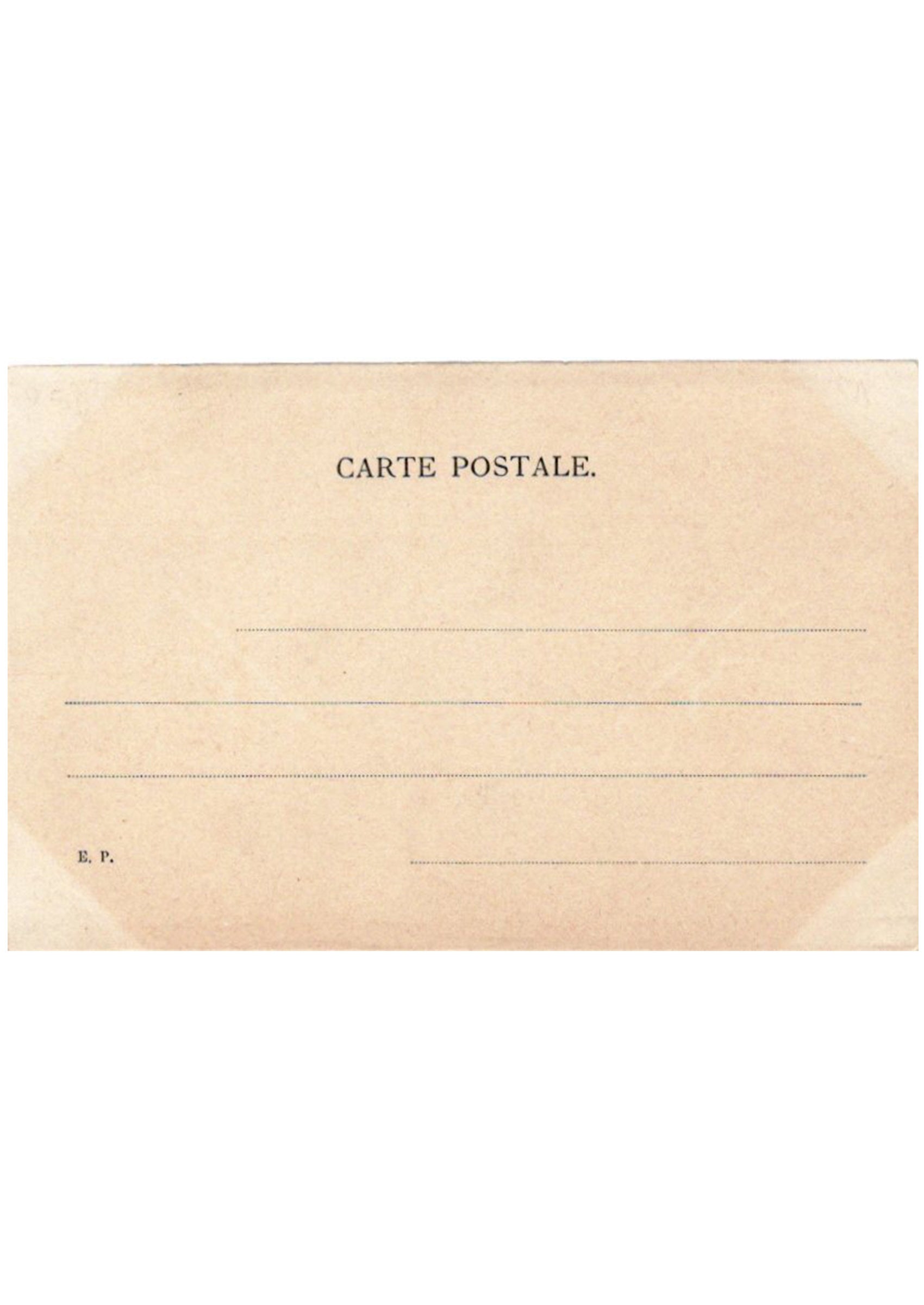 パテラ ≪煙を吹く女性≫ 1900年頃 アンティーク絵はがき