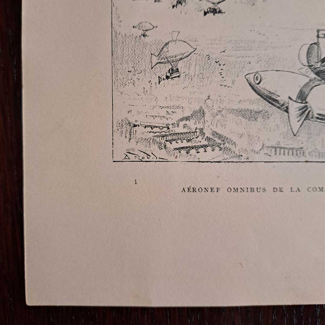 Albert Robida, "The General Company's Airship 'Aeronef'" from "The 20th Century"